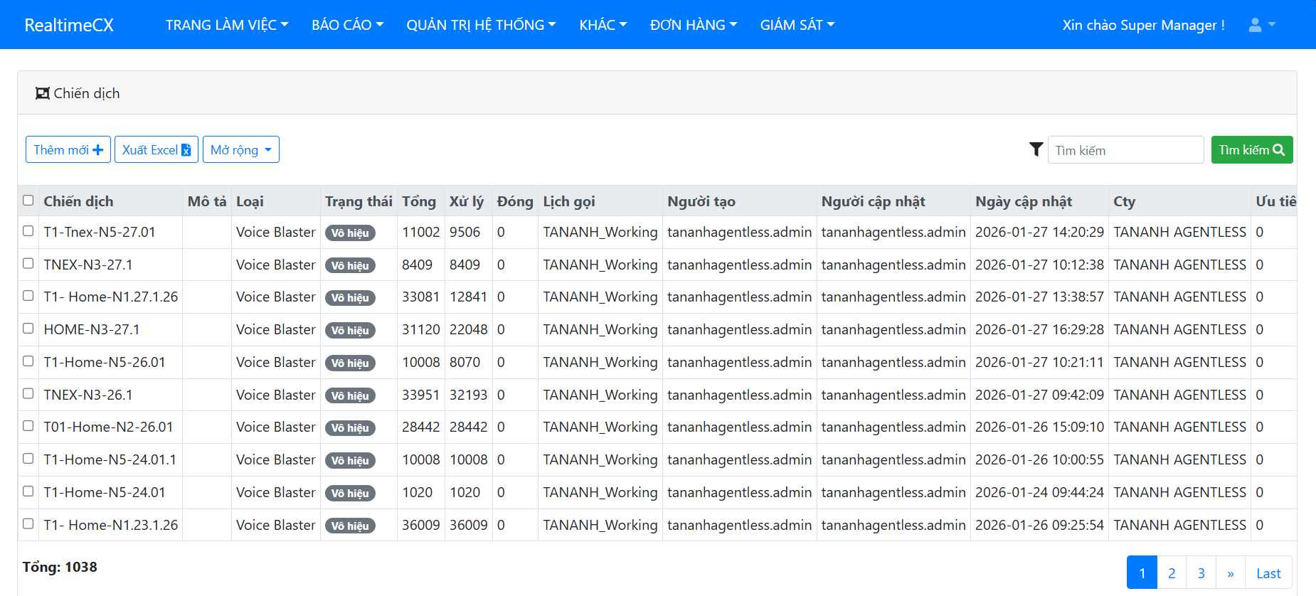 Realtime Autodialer